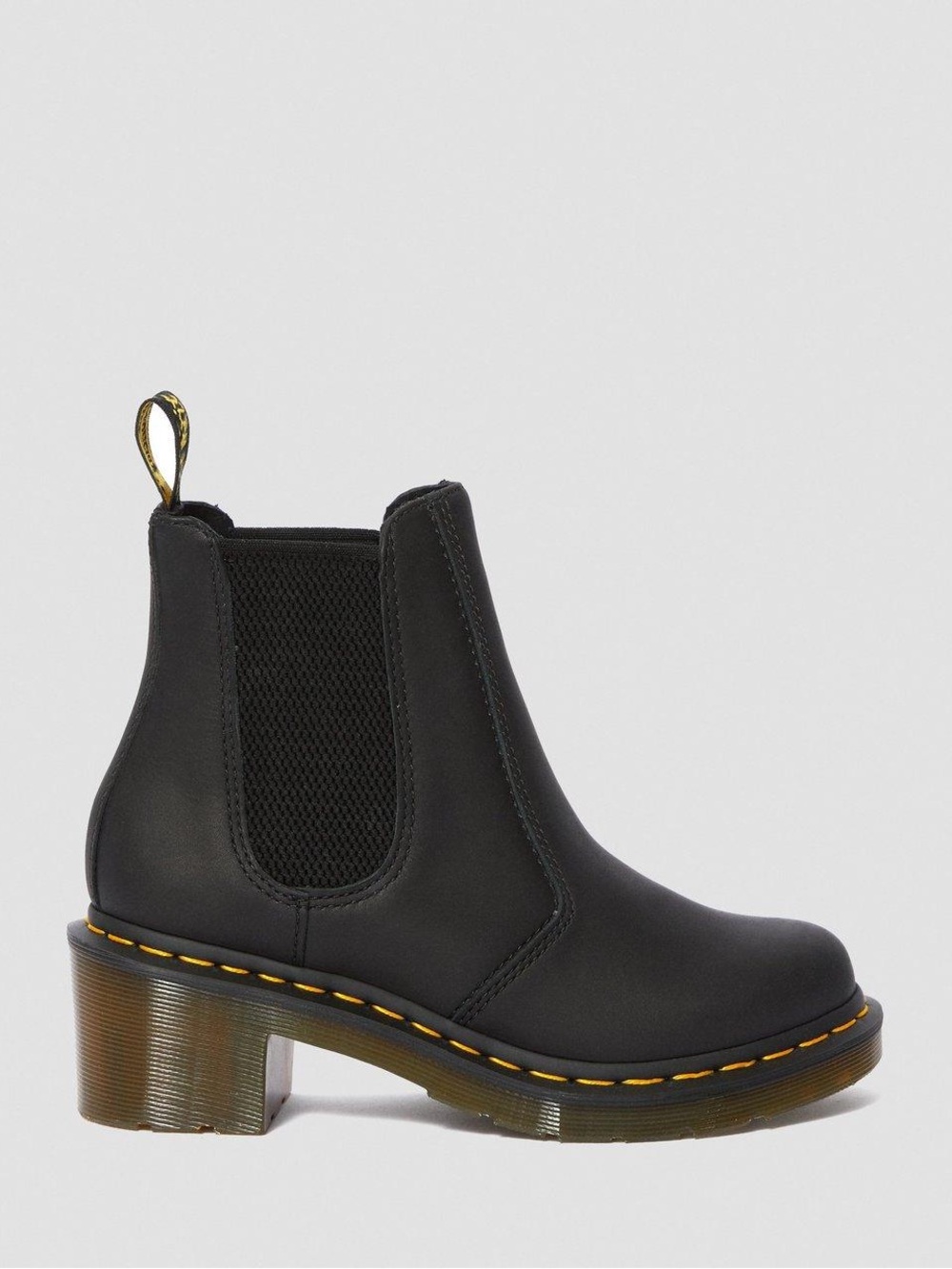 Dr. Martens Cadence Greasy Heeled Chelsea Boots